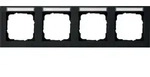 Gira Abdeckrahmen 4f. sw 109409