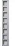 Gira Geh&auml;use 8-fach alu 136626