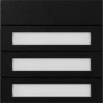 Gira Ruftastenmodul 3f sw 5533925