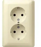 Gira Schuko-Doppelst.ds. cws-gl 078001