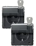 Merten SCHUKO-Steckdose anth MEG2318-7214