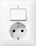 Jung SCHUKO-Steckdose aws AS 5576 U WW