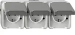 Merten SCHUKO-Dreifach-Steckdose MEG2391-8029