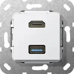 Gira HDMI USB 3.0 A Kabelpeit. 567903