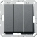 Gira Taster 3-fach anth 284428