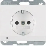 Berker SCHUKO-Steckdose pows/gl 41097009