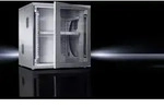 Rittal FlatBox mit 19"-Profilschienen DK 7507.100 BxHxT 600mm x 358mm x 600mm - 6HE