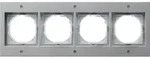Gira Abdeckrahmen 4f.alu 021465