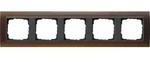 Gira Abdeckrahmen 5f.opak dbr 021513