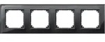 Merten Rahmen Glas 4f.on/sw 489403
