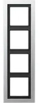 Jung Rahmen 4-fach alu lack ALD 2984-L