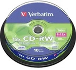 Verbatim CD-RW 80Min/700MB/8-12x 43480 (VE10)