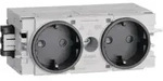 Tehalit Steckdose 2-fach gs GS2000 gsw