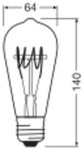 Ledvance LED-Lampe E27 1906ED.D404.8W2700K