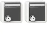 Gira Set 2x SCHUKO KD Schloss 456030