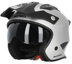 ACERBIS Jet Helm Aria Metallic - Silber - S
