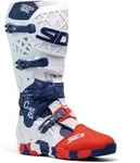 Sidi CROSSAIR X Motocross Stiefel Wei&szlig; Marineblau Rot - 43