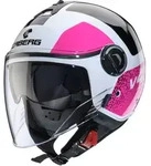 Caberg Helm Riviera V4 X Alpha wei&szlig;/schwarz-Fuchsia - XS