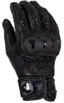 KNOX Orsa Leder MK3 Unisex Motorradhandschuhe Schwarz - S