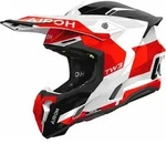 Airoh Helm Twist 3 Fancy wei&szlig;/schwarz-rot - S