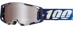 100% Armega HIPER Motocrossbrille Novel - Mirror Silver Lens