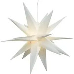 LED Stern 3D 30cm outdoor f.Batterie 3xAA m.Timer - creme