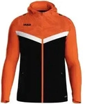Jako JAKO Iconic Team Kapuzenjacke schwarz/neonorange L