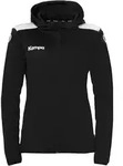 Kempa Emotion 27 Kapuzenjacke Damen schwarz/wei&szlig; L
