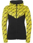 Uhlsport Progressive 28 Multi Hood Jacke Damen schwarz/limonengelb L