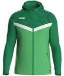 Jako JAKO Iconic Team Kapuzenjacke soft green/sportgr&uuml;n 34