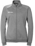 Kempa Ambition 28 Poly Jacke Damen dark grau melange/wei&szlig; L