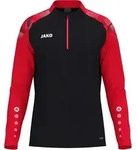 Jako Sonic Ziptop Trainingsoberteil schwarz/rot L