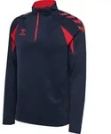 HUMMEL hmlCORE 2.0 HALF ZIP MARINE/TRUE RED 2XL
