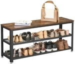 VASAGLE Schuhregal mit 2 Ablagen LBS078B01