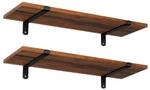 SONGMICS Vintage Schweberegale 2er Set LWS04NB