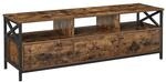 VASAGLE Industriestil TV-Schrank mit 3 Schubladen LTV301B01
