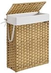 SONGMICS W&auml;schekorb 55 L aus synthetischem Rattan B34LCB164N01