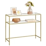 VASAGLE Konsolentisch goldfarben LGT025A01