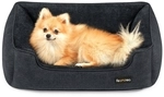 Feandrea Hundebett mit abnehmbarem Bezug Dunkelgrau PGW010G01