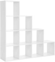 VASAGLE B&uuml;cherregal Wei&szlig; LBC10WTV1