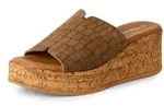 Tamaris Lederpantolette braun Damen 38