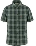 Fj&auml;llr&auml;ven &Ouml;vik Travel Shirt SS M Kurzarmhemd Herren dunkelgr&uuml;n L