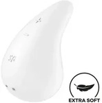 SATISFYER - Dew Drop Auflegevibrator - Wei&szlig;