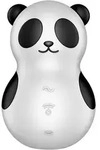 SATISFYER - POCKET PANDA STIMULATOR & VIBRATOR SCHWARZ WEISS