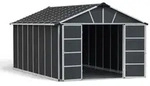 Palram-Canopia Ger&auml;tehaus YUKON 11x17.2 BxTxH 332x519x252cm + Boden WPC