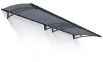 Palram-Canopia T&uuml;r Vordach AQUILA 3000 LxTxH 302x91x17cm Grau Acryl Solargrau