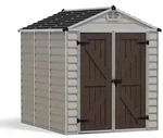 Palram-Canopia Ger&auml;tehaus SKYLIGHT 6x8 (185x229cm) Polycarbonat Tan (Beige/Braun)