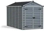 Palram-Canopia Ger&auml;tehaus SKYLIGHT 6x12 (185x379cm) Thermo Polycarbonat Grau