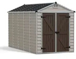 Palram-Canopia Ger&auml;tehaus SKYLIGHT 6x12 (185x379cm) Polycarbonat Tan (Beige/Braun)