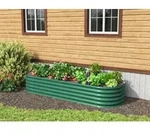 SET Vitavia Hochbeet Vita 401 Basic + Erweiterung 82x242cm H&ouml;he 40cm seegras